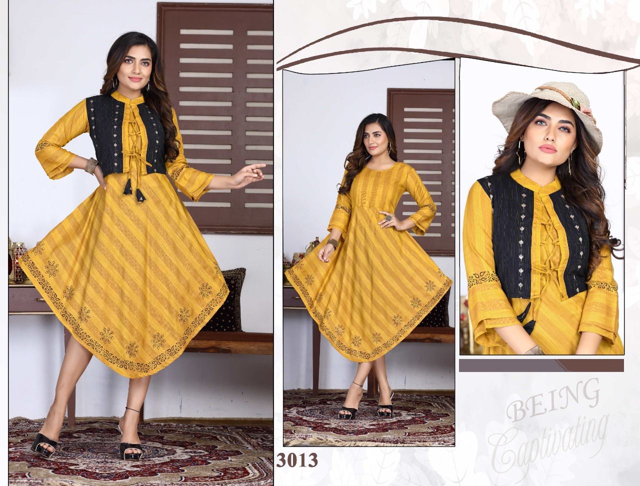 New Vanie 1 Rayon Fancy Regular Wear Designer Kurti Collection